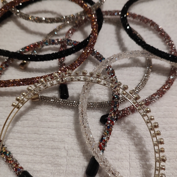 Sparkling Rhinestone Bangle Set - Picture 3 of 4